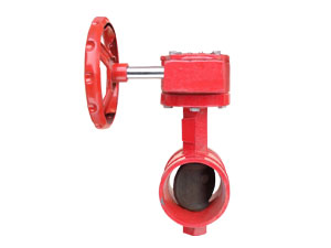 溝槽蝶閥閥體采用厚壁無縫管焊接而成，閥板為球墨鑄鐵，質量可靠