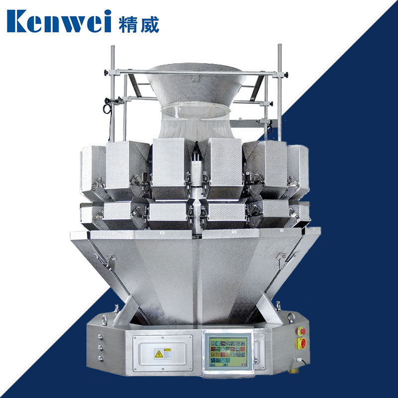 廣東定做自動蔬菜沙拉多頭定量包裝秤食品電腦稱重包裝設(shè)備廠家