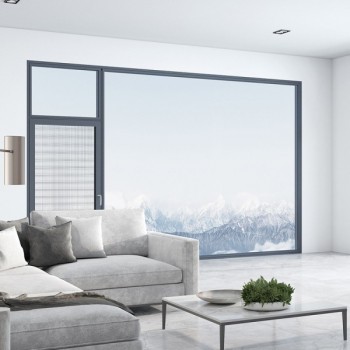 廣東高性能隔熱門窗供應廠家意博斷橋鋁平開窗隔音系統窗封陽臺