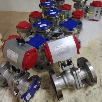 BRAY博雷球閥 F30氣動法蘭球閥 進口不銹鋼球閥